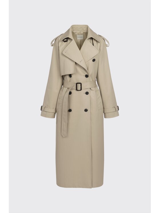 MARI PRETI MARI PRETI Trench Chiara Beige Regular Fit