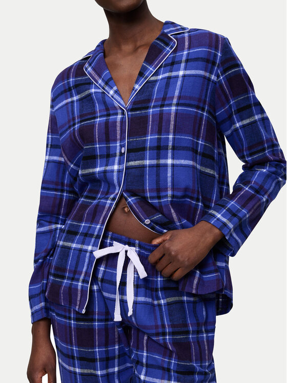 Triumph Triumph Pyjama Boyfriend 10225075 Blau Relaxed Fit