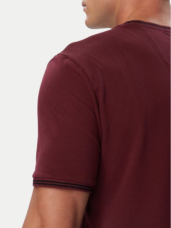 BOSS BOSS T-Shirt Taul 50521245 Bordowy Regular Fit