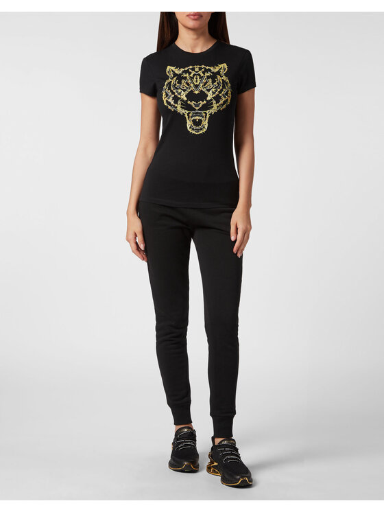 Plein Sport Plein Sport T-Shirt 7083 Černá Regular Fit