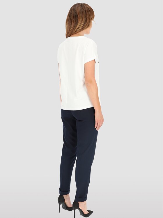Perso Perso Tričko TCE246000F Biela Regular Fit