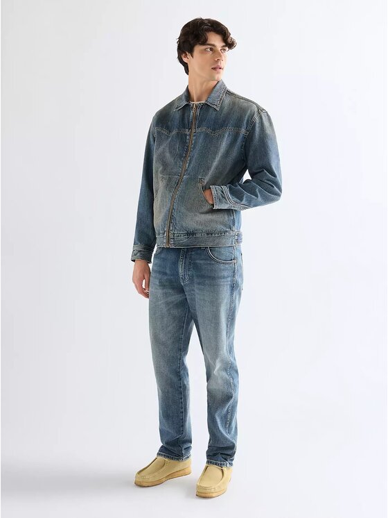 Wrangler Wrangler Giacca di jeans RAILRIDER JACKET Grigio Regular Fit