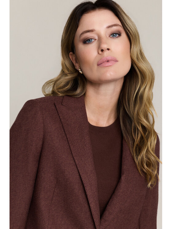 Lancerto Lancerto Marynarka Pienza MA073226000050 Brązowy Regular Fit