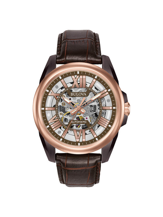 Zegarek Bulova, Brązowy, 98A165