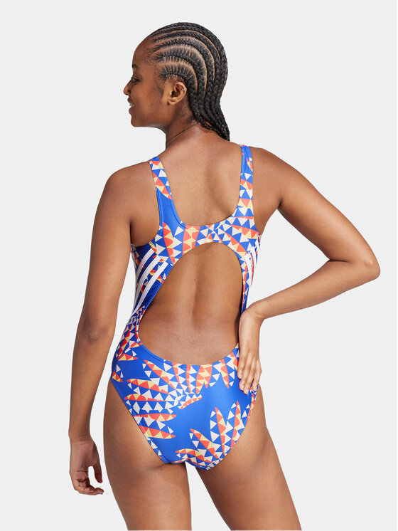 adidas adidas Bikiny FARM Rio 3-Stripes IR6228 Modrá Regular Fit