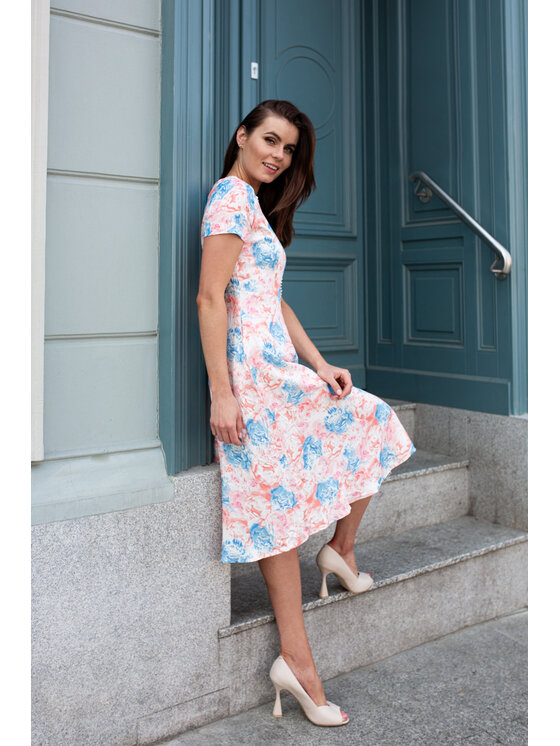 QUIOSQUE QUIOSQUE Každodenné šaty SAVONA DRESS Ružová Regular Fit