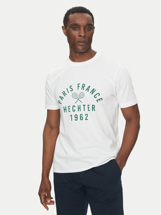 Hechter Paris Hechter Paris T-krekls 75014 151919 Balts Regular Fit