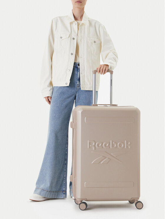 Reebok Reebok Walizka duża RBK-WAL-023-CCC-L Beżowy