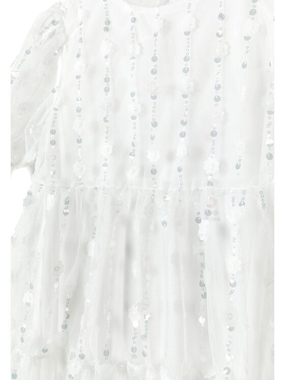 minoti minoti Sukienka elegancka 22party57 Biały Regular Fit