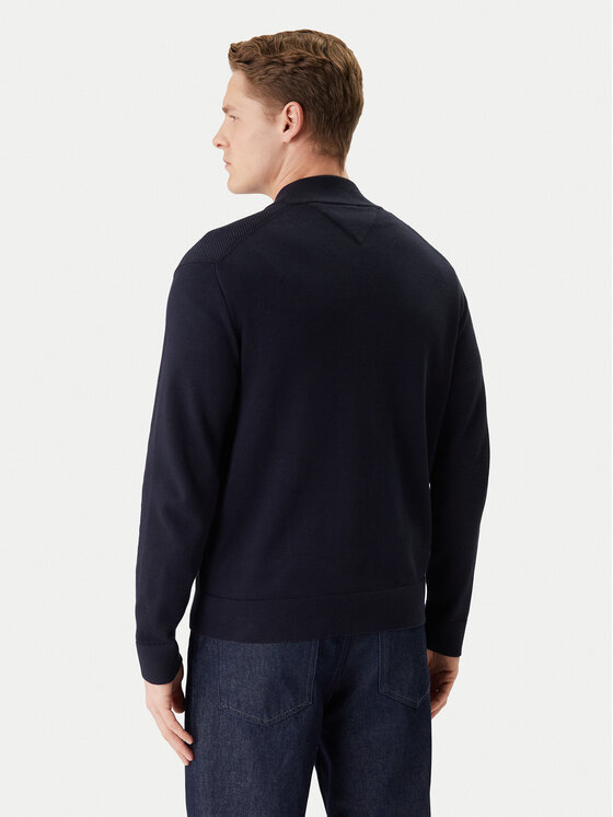 Tommy Hilfiger Tommy Hilfiger Kardigán MW0MW41543 Sötétkék Regular Fit