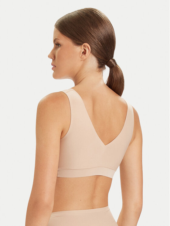 Chantelle Chantelle Brazilské kalhotky s vysokým pasem Soft Stretch C10690 Béžová