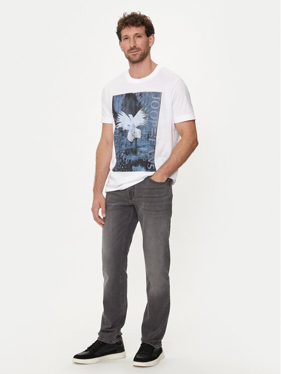 JOOP! Jeans JOOP! Jeans Marškinėliai 20Dismas 30042353 Balta Modern Fit