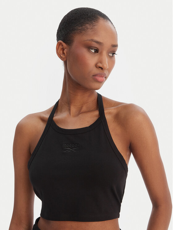 Reebok Reebok Top Tatianna RK25494CCW Crna Slim Fit