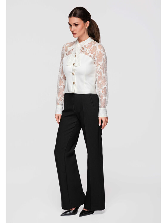 Ombre Ombre Koszula OW-SH-E0036 Biały Slim Fit