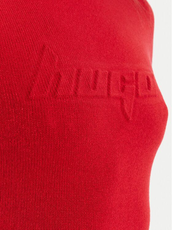 HUGO HUGO Pletena obleka Sbloggy 50543324 Rdeča Slim Fit