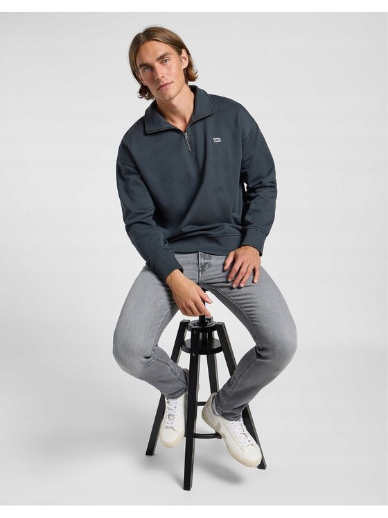 Lee Lee Jeansy Luke Szary Slim Fit