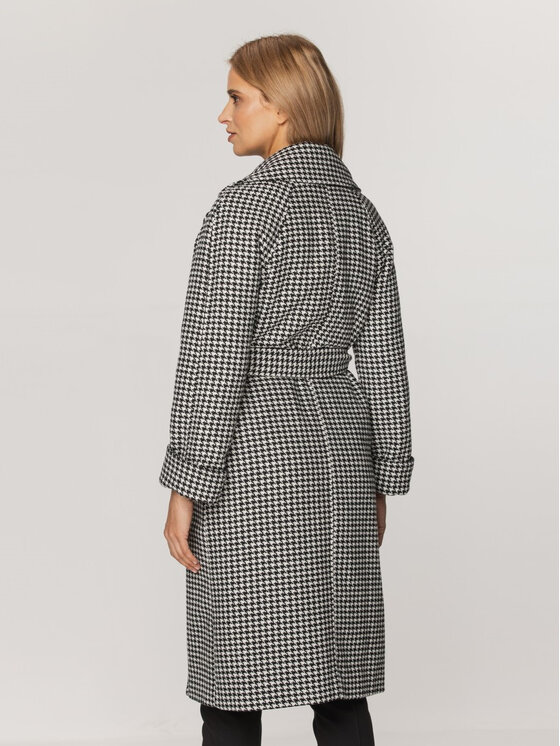 Willsoor Willsoor Płaszcz przejściowy 65383-65384 Czarny Regular Fit