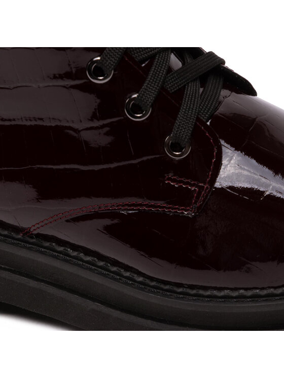 Rage Age Rage Age Schnürstiefeletten RA-16-06-000414 Dunkelrot