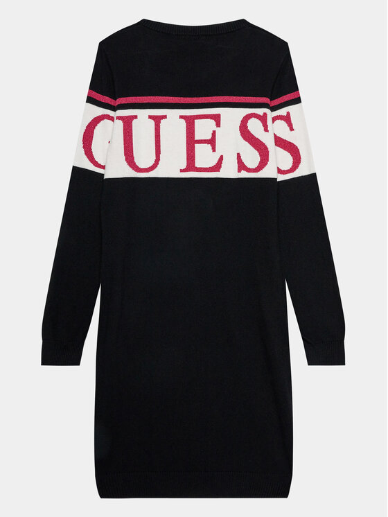Guess Guess Φόρεμα υφασμάτινο J3BK16 Z38B0 Μαύρο Regular Fit