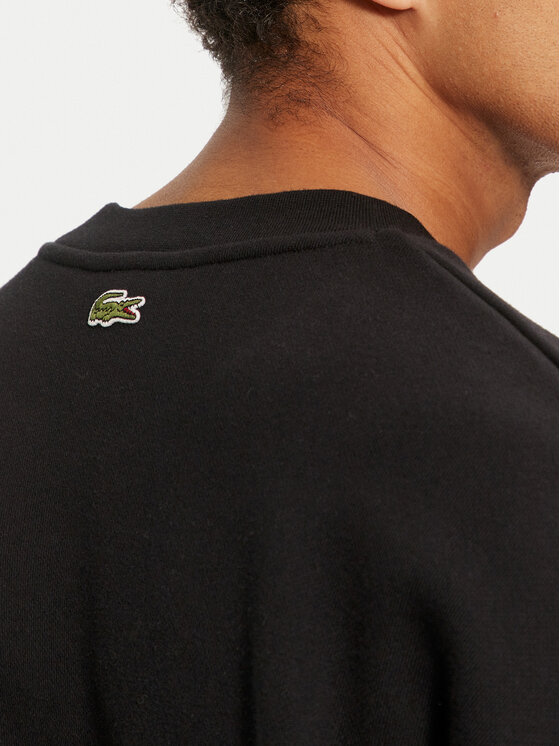 Lacoste Lacoste Džemperis ar kapuci SH2850 Melns Loose Fit