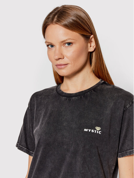 Mystic Mystic T-Shirt Boundless 35105.220350 Czarny Regular Fit