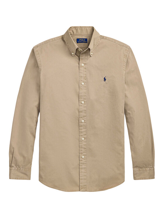 Polo Ralph Lauren Polo Ralph Lauren Cămașă 710937993011 Bej Custom Fit