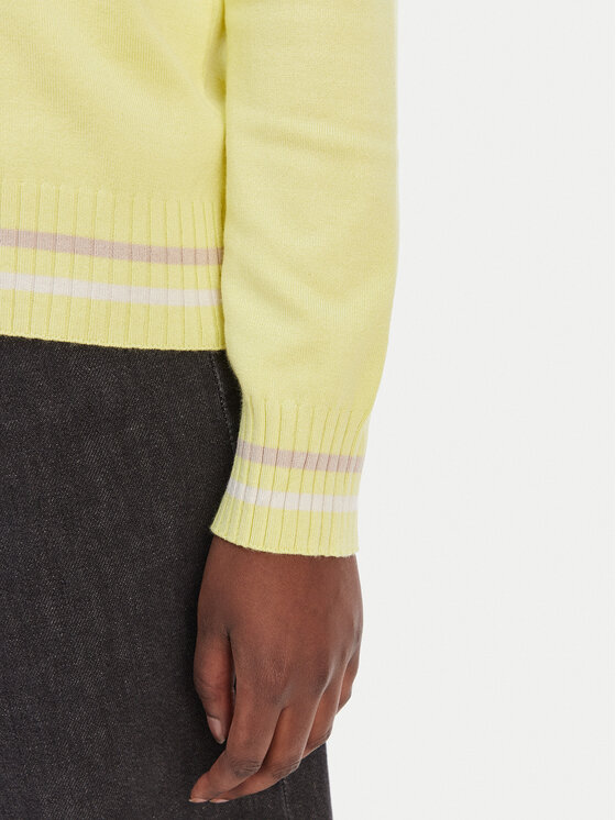 Liu Jo Sport Liu Jo Sport Kampsun TA6068 MS49I Kollane Regular Fit