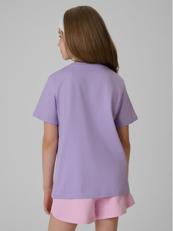 4F 4F T-Shirt 4FJRAW26TTSHF4240-52S Ροζ Regular Fit