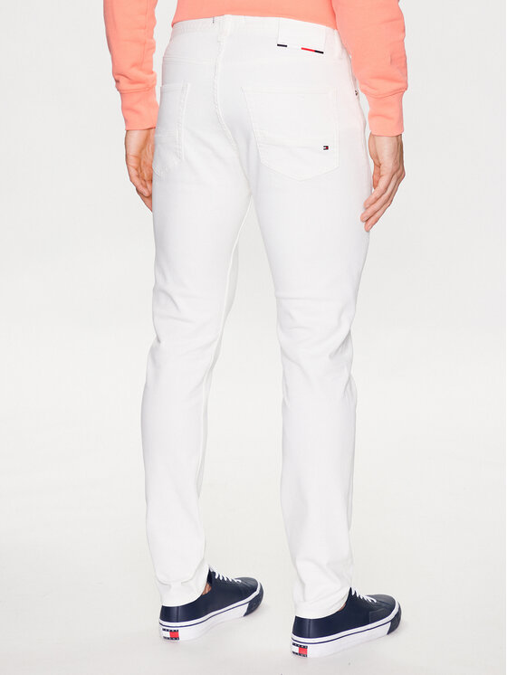 Tommy Hilfiger Tommy Hilfiger Jeansy Houston MW0MW31391 Biały Slim Fit