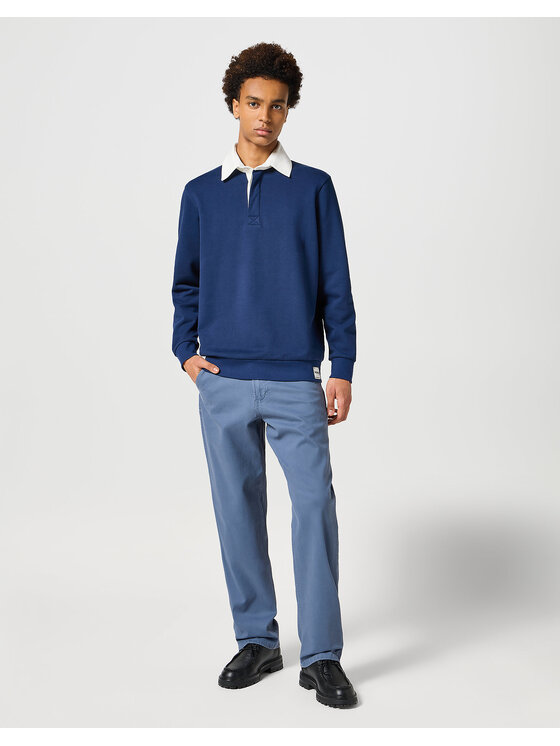 Wrangler Wrangler Chinosy CASEY JONES CHINO Niebieski Regular Fit
