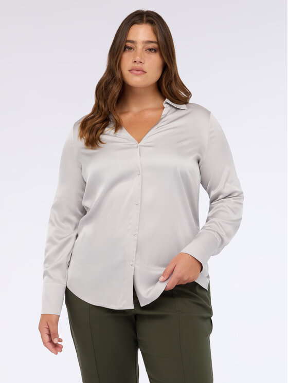 Fiorella Rubino Fiorella Rubino Koszula 5054T001392N003 Szary Regular Fit