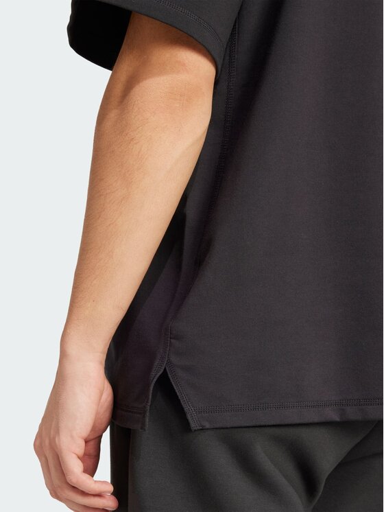 adidas adidas Koszulka techniczna D4T X Tee Czarny Loose Fit