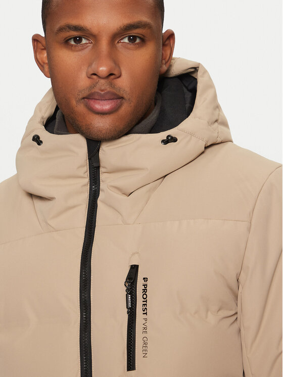 Protest Protest Kurtka narciarska Superior24 6711244 Beżowy Slim Fit