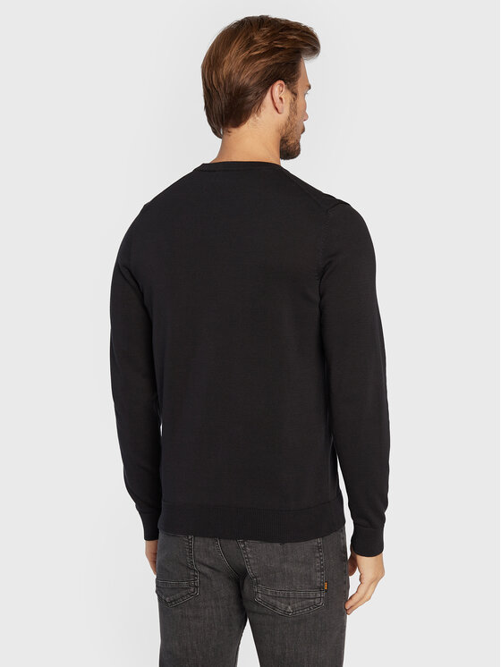 HUGO Hugo Džemper San Cassius-C1 50475083 Crna Regular Fit