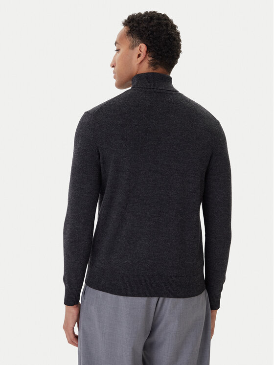 Robe di Kappa Robe di Kappa Rollkragenpullover 6005650 Grau Regular Fit