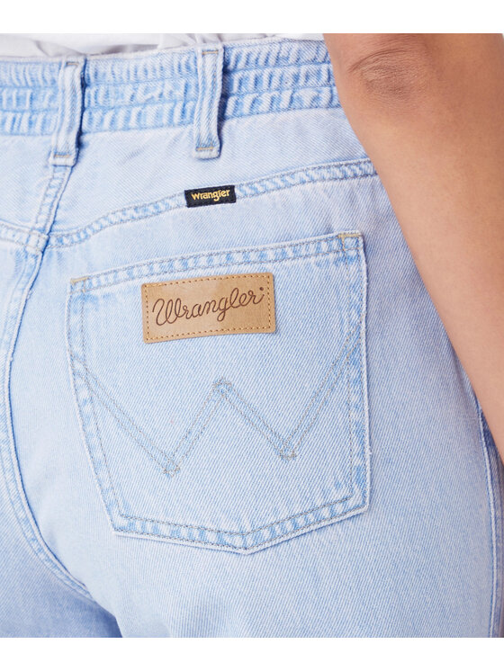 Wrangler Wrangler Jeansy W25BPI41V Niebieski Boyfriend Fit
