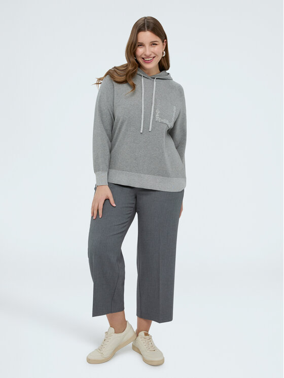 Fiorella Rubino Fiorella Rubino Sweter M099L008373N013 Szary A-Line Fit
