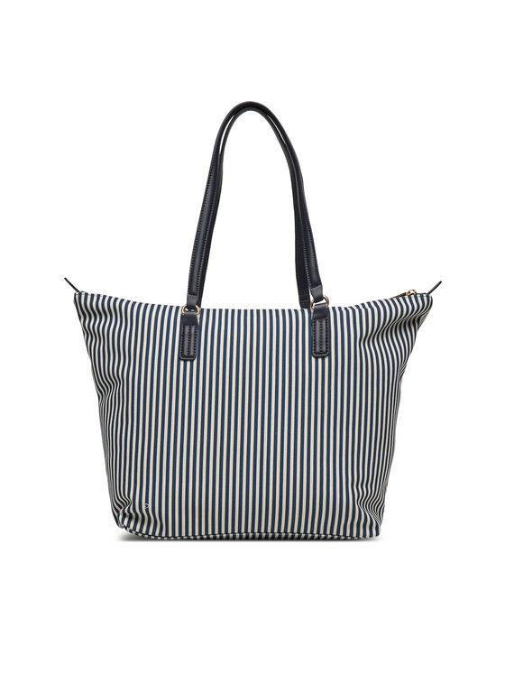 Tommy Hilfiger Tommy Hilfiger Geantă Poppy Summer Tote AW0AW17203 Bleumarin