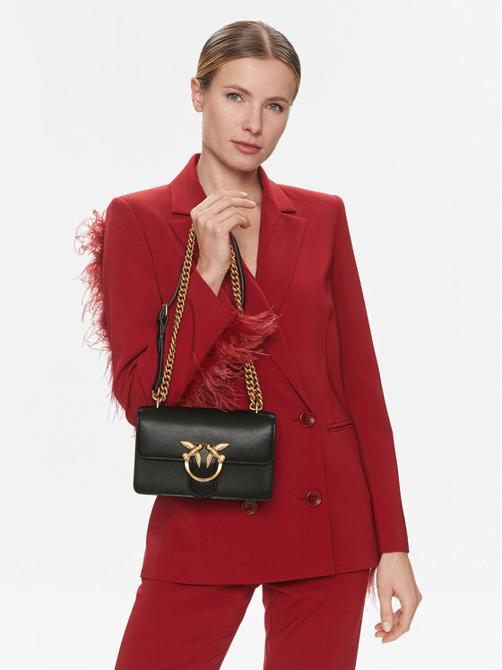 PINKO Pinko Ročna torba Love One Mini Dc PE 23 PLTT 100074 A0F1 Črna