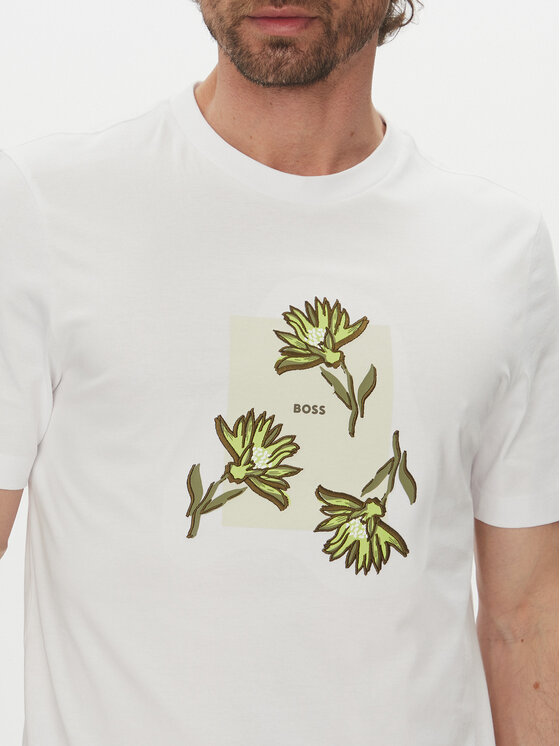 BOSS BOSS T-Shirt C-Thompson 13 50536763 Biały Regular Fit