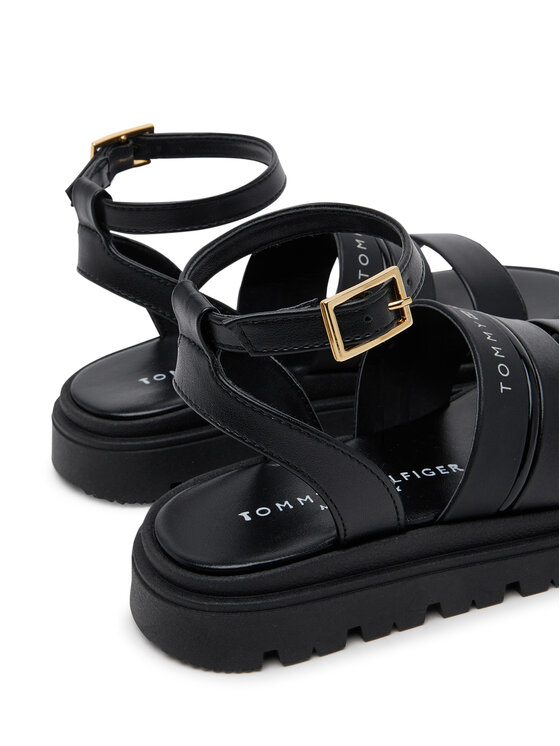 Tommy Hilfiger Tommy Hilfiger Sandale Sandal T4A2-33798-0371 M Negru