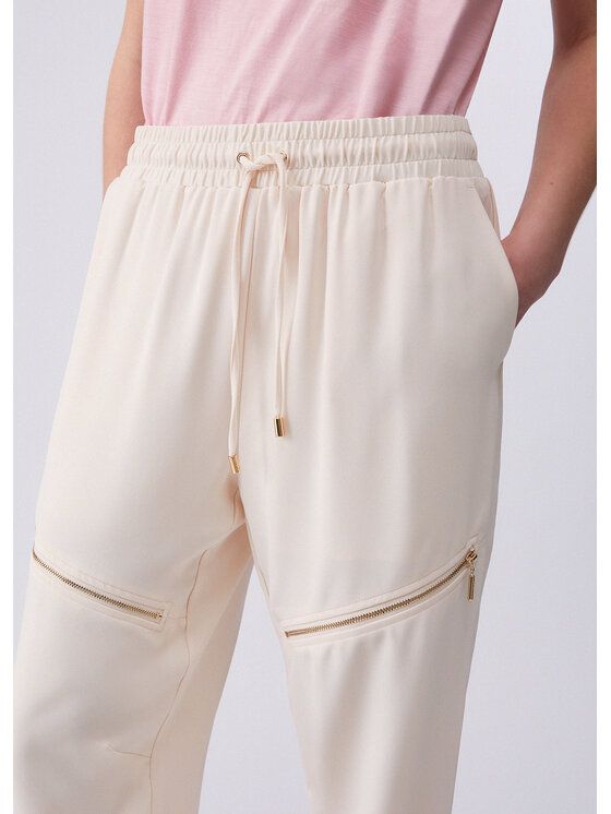 Liu Jo Liu Jo Pantaloni di tessuto TA6193TS923X0659 Beige Regular Fit