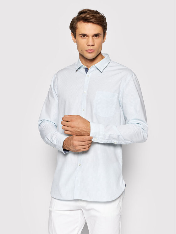 Camicia Magneton 1 50452862 Verde Slim Fit