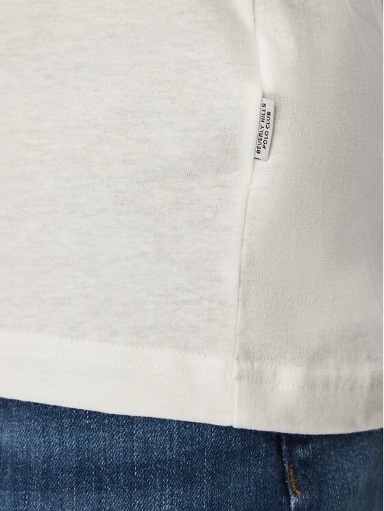 Beverly Hills Polo Club Beverly Hills Polo Club T-Shirt P-SS26M-TS450030WHT Weiß Regular Fit