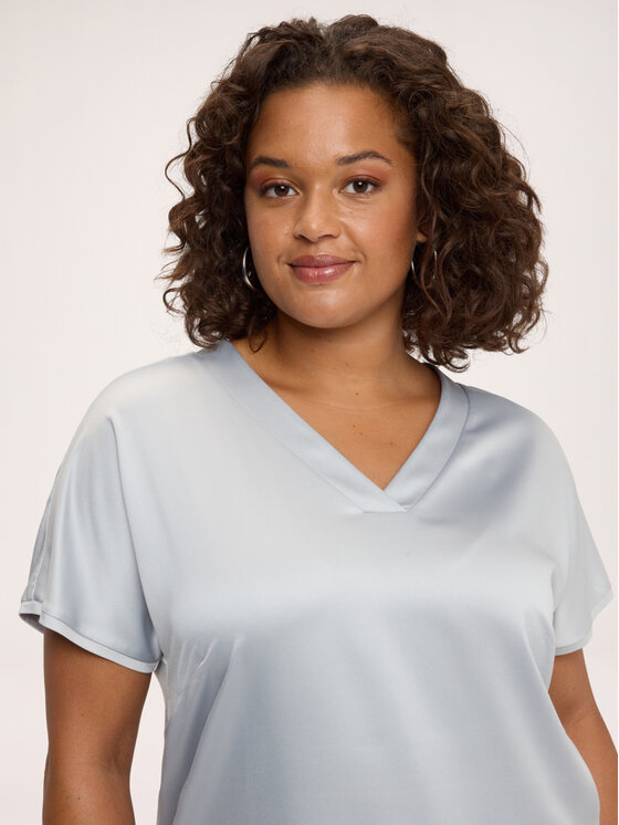 Fiorella Rubino Fiorella Rubino T-shirt G0D4L009277N003 Grigio Boxy Fit