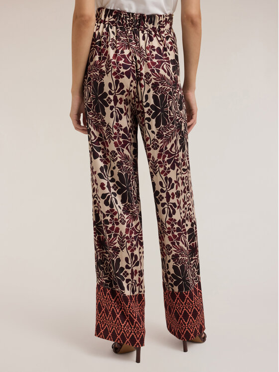 Motivi Motivi Pantaloni di tessuto P001W100829N0S1 Marrone Over Fit