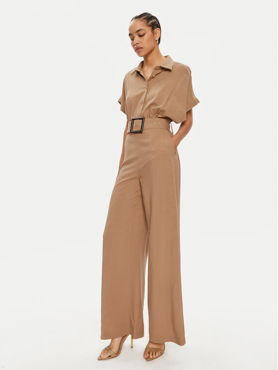 ViCOLO ViCOLO Kombinezon TB1627 Smeđa Regular Fit