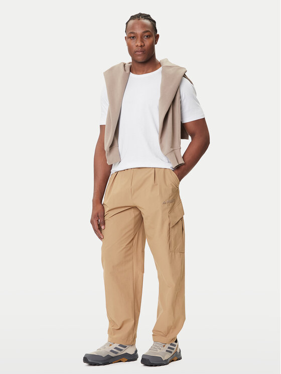 adidas adidas Outdoorové nohavice Terrex Xploric JM7424 Béžová Loose Fit