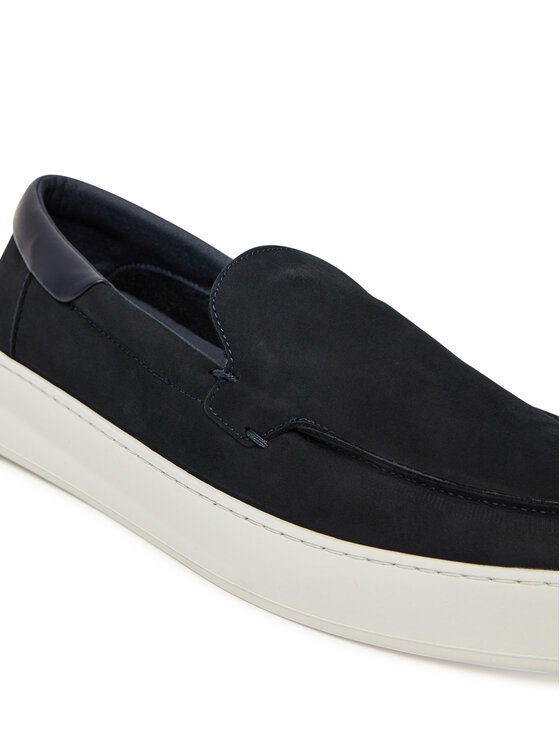 Filling Pieces Filling Pieces Poltopánky Signature Loafer 79128261658 Tmavomodrá