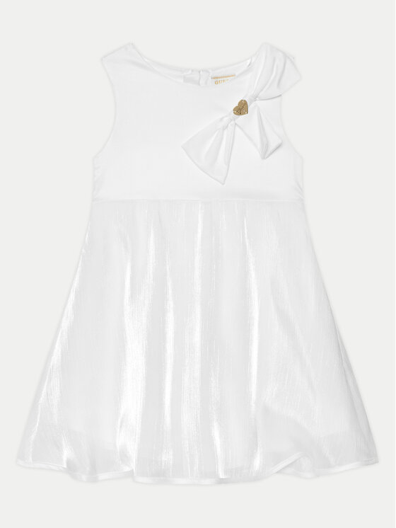 Guess Guess Kasdieninė suknelė A5RK10 WFE70 Balta Regular Fit